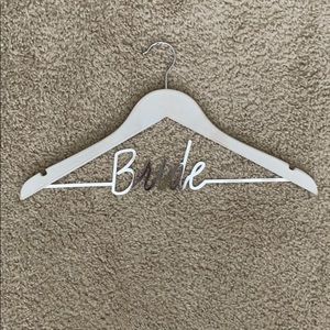 Wood BRIDE hanger